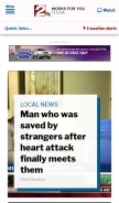 How kjrh.com looks like on a mobile device such as an iPhone.