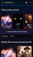 How kkiste.io looks like on a mobile device such as an iPhone.