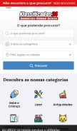 How klassificados24.com looks like on a mobile device such as an iPhone.