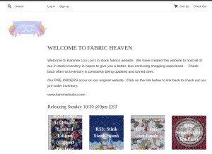 How kllretail.com looks like on a tablet such as an iPad.