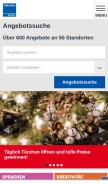 How klubschule.ch looks like on a mobile device such as an iPhone.