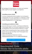 How kmm.at looks like on a mobile device such as an iPhone.