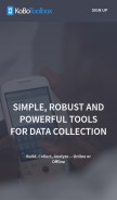 How kobotoolbox.org looks like on a mobile device such as an iPhone.