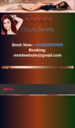 How kolkatadreamescorts.com looks like on a mobile device such as an iPhone.