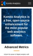 How komito.net looks like on a mobile device such as an iPhone.
