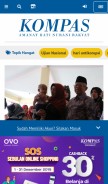 How kompas.id looks like on a mobile device such as an iPhone.