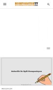 How kompozisyontv.com looks like on a mobile device such as an iPhone.