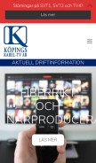 How koping.net looks like on a mobile device such as an iPhone.