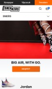 How koraysporsneakers.com looks like on a mobile device such as an iPhone.