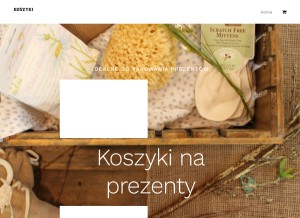How koszyki.sklep.pl looks like on a tablet such as an iPad.