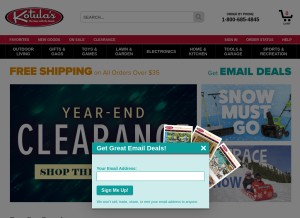 How kotulas.com looks like on a tablet such as an iPad.