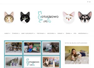 How kotuszkowo.pl looks like on a tablet such as an iPad.