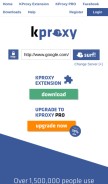 How kproxy.com looks like on a mobile device such as an iPhone.