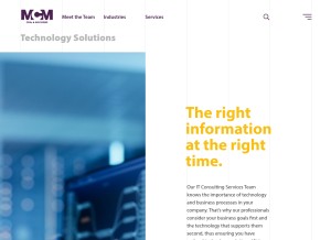 How kramerconsulting.com looks like on a tablet such as an iPad.