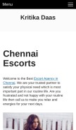 How kritikafun.bravesites.com looks like on a mobile device such as an iPhone.