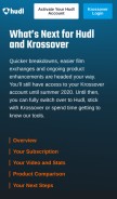 How krossover.com looks like on a mobile device such as an iPhone.