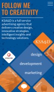 How ksand.com looks like on a mobile device such as an iPhone.