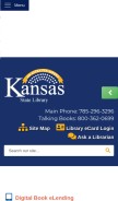 How kslib.info looks like on a mobile device such as an iPhone.