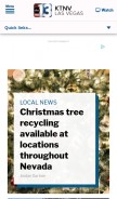 How ktnv.com looks like on a mobile device such as an iPhone.