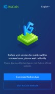 How kucoin.com looks like on a mobile device such as an iPhone.