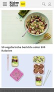 How kuechengoetter.de looks like on a mobile device such as an iPhone.