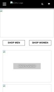 How kuhl.com looks like on a mobile device such as an iPhone.