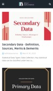 How kullidatascience.blogspot.com looks like on a mobile device such as an iPhone.