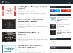 How kullidatascience.blogspot.com looks like on a tablet such as an iPad.
