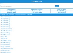 How kuttyweb.live looks like on a tablet such as an iPad.