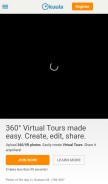 How kuula.co looks like on a mobile device such as an iPhone.