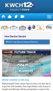 How kwch.com looks like on a mobile device such as an iPhone.