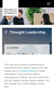 How kwm.com looks like on a mobile device such as an iPhone.