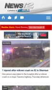 How kxii.com looks like on a mobile device such as an iPhone.