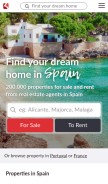 How kyero.com looks like on a mobile device such as an iPhone.