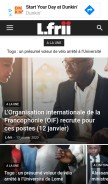 How l-frii.com looks like on a mobile device such as an iPhone.