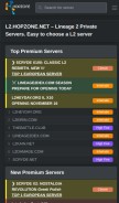 How l2.hopzone.net looks like on a mobile device such as an iPhone.