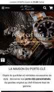 How la-maison-du-porte-cle.com looks like on a mobile device such as an iPhone.