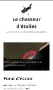 How la-soubrette.fr looks like on a mobile device such as an iPhone.