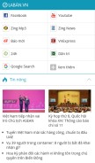 How laban.vn looks like on a mobile device such as an iPhone.