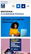 How labanquepostale.fr looks like on a mobile device such as an iPhone.