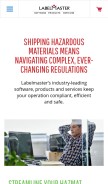 How labelmaster.com looks like on a mobile device such as an iPhone.