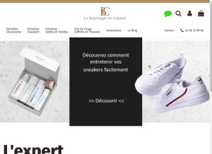 How laboutiqueducirage.com looks like on a tablet such as an iPad.