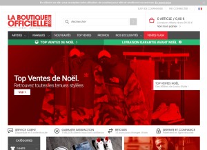 How laboutiqueofficielle.com looks like on a tablet such as an iPad.