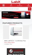How labx.com looks like on a mobile device such as an iPhone.
