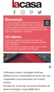 How lacasa.ch looks like on a mobile device such as an iPhone.