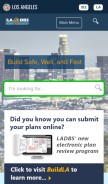 How ladbs.org looks like on a mobile device such as an iPhone.