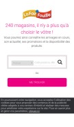 How lafoirfouille.fr looks like on a mobile device such as an iPhone.