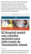 How lagacetadesalamanca.es looks like on a mobile device such as an iPhone.