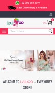 How lailoo.com looks like on a mobile device such as an iPhone.