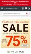How lakeside.com looks like on a mobile device such as an iPhone.